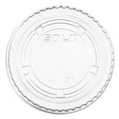 Portion/Souffle Cup Lids, Fits 3.25 oz to 9 oz Cups, Clear, 125/Pack, 20 Packs/Carton