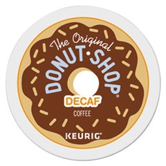 Donut Shop Decaf Coffee K-Cups, 22/Box