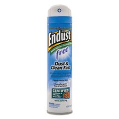 Endust Free Hypo-Allergenic Dusting and Cleaning Spray, 10 oz Aerosol, 6/CT