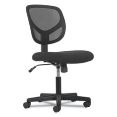 1-Oh-One Mid-Back Task Chairs, Supports Up to 250 lb, 17" to 22" Seat Height, Black