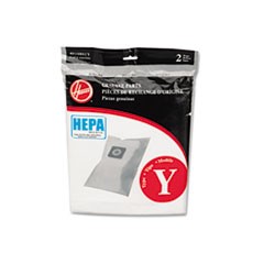 HEPA Y Vacuum Replacement Filter/Filtration Bag, 2/Pack