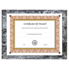 Award-A-Plaque Document Holder, Acrylic/Plastic, 10.5 x 13, Black