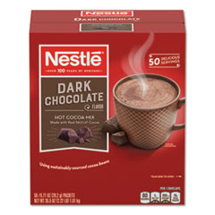 Hot Cocoa Mix, Dark Chocolate, 0.71 oz, 50/Box