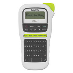 PT-H110 Easy Portable Label Maker, 2 Lines, 4.5 x 6.13 x 2.5