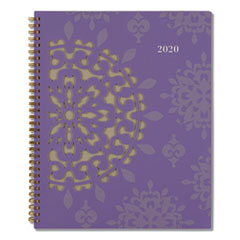 Vienna Weekly/Monthly Appointment Book, Vienna Geometric Artwork, 11 x 8.5, Purple/Tan Cover, 12-Month (Jan to Dec): 2023