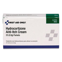 Hydrocortisone Anti-Itch Cream, 0.03 oz Packet, 25/Box