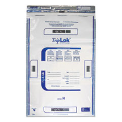 Deposit Bag, Plastic, 4 mil, 20 x 28, Clear, 50/Pack