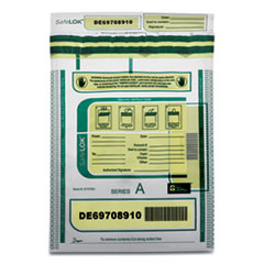 Deposit Bag, Plastic, 9 x 12, Clear, 100/Pack