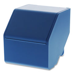 Konnect Desktop Organizer Storage Bin, Short, 3.4" x 3.5" x 3.5", Blue