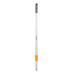 Wet-Mop Extension Pole, 35 to 60" Aluminum Handle, Gray