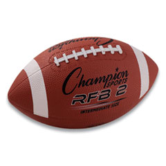 Rubber Sports Ball, For Football, Intermediate Size, Brown