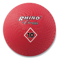 Playground Ball, 10" Diameter, Red