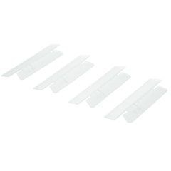 7510013754510, SKILCRAFT Tabs for Hanging File Folders, 1/3-Cut, Clear, 3.5" Wide, 25/Pack