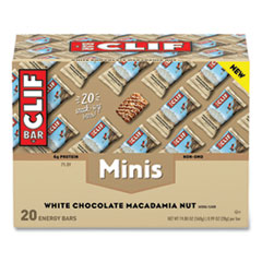 Energy Bar Minis, White Chocolate Macadamia Nut, 1 oz, 20/Box