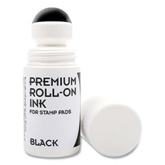 Premium Roll-On Ink, 2 oz, Black