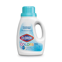 Free and Clear Stain Remover and Color Booster, Unscented, 33 oz Bottle, 6/Carton