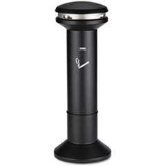 Infinity Ultra-High Capacity Smoking Receptacle, 6.7 gal, 15.5 dia x 41.5h, Black