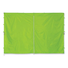 Shax 6096 Pop-Up Tent Sidewall with Zipper, Single Skin, 10 ft x 10 ft, Polyester, Lime