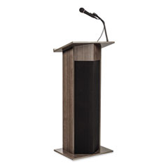 Power Plus Lectern, 22 x 17 x 46, Ribbonwood