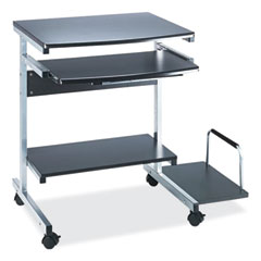 Eastwinds Series Portrait PC Desk Cart, 36" x 19.25" x 31", Anthracite