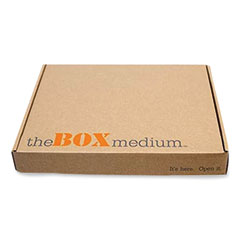 Tablet Shipping Box, One-Piece Foldover (OPF), Medium, 11.75" x 14.25" x 2", Brown Kraft