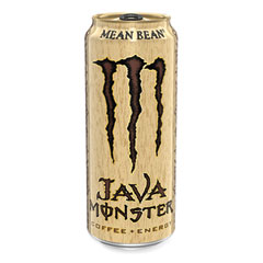 Java Monster Cold Brew Coffee, Mean Bean, 15 oz Can, 12/Pack