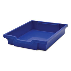 F1 Shallow Trays for Gratnells Storage Frames and Trolleys, 1.85 gal Capacity, 12.28" x 16.81" x 3.25", Royal Blue, 8/Pack