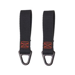 Squids 3171 Anchor Strap Belt Loop Attachment for Tool Tethering, 5 lb Max Working Capacity, 5" Long, Black, 2/Pack