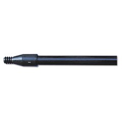 Fiberglass Broom Handle, Nylon Plastic Threaded End, 1" Dia. x 60" Long, Black