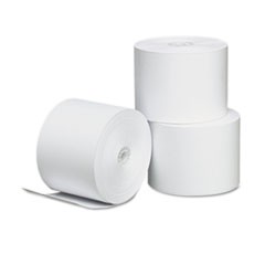 Direct Thermal Printing Paper Rolls, 2.25" x 165 ft, White, 3/Pack