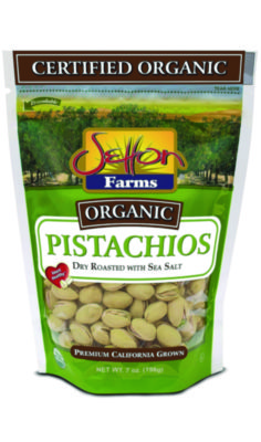 Organic Pistachios, Dry Roasted with Sea Salt, 7 oz Bag, 12/Carton Organic Pistachios, Dry Roasted with Sea Salt, 7 oz Bag, 12/Carton