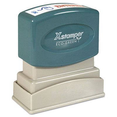 Two-Color Title Stamp, ENTERED, Blue/Red Two-Color Title Stamp, ENTERED, Blue/Red