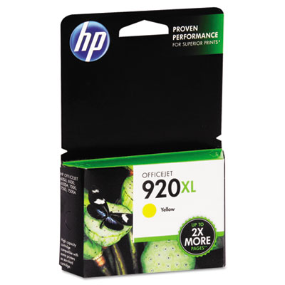 HP 920XL, (CD974AN) High-Yield Yellow Original Ink Cartridge HP 920XL, (CD974AN) High-Yield Yellow Original Ink Cartridge