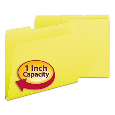 Expanding Recycled Heavy Pressboard Folders, 1/3-Cut Tabs: Assorted, Letter Size, 1