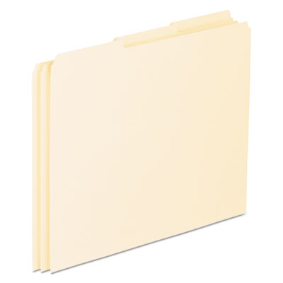 Blank Top Tab File Guides, 1/3-Cut Top Tab, Blank, 8.5 x 11, Manila, 100/Box Blank Top Tab File Guides, 1/3-Cut Top Tab, Blank, 8.5 x 11, Manila, 100/Box