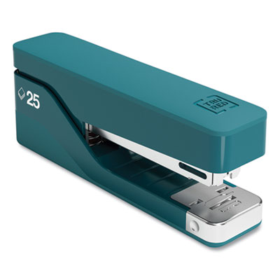 Desktop Aluminum Stapler, 25-Sheet Capacity, Teal Desktop Aluminum Stapler, 25-Sheet Capacity, Teal