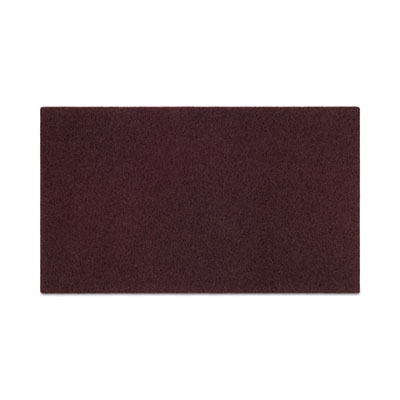 Deep Scrub Pads, 20 x 14, Maroon, 10/Carton Deep Scrub Pads, 20 x 14, Maroon, 10/Carton